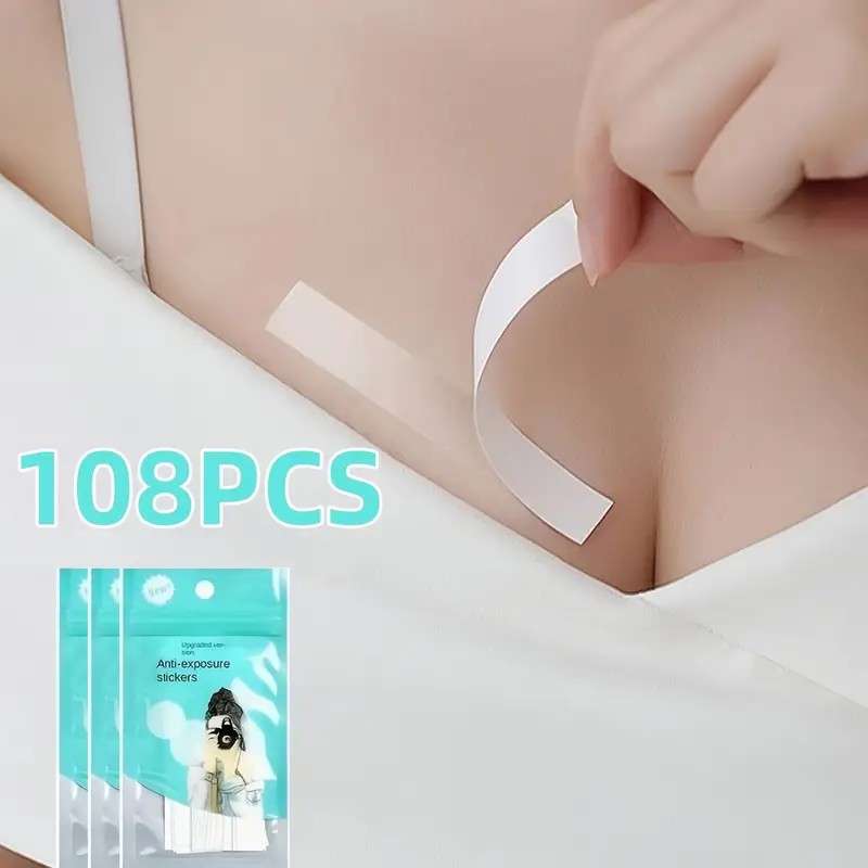 108 ชิ้น/3 แพ็ค เทปสองหน้าสำหร - Silicone Bra Adhesive บทวิจารณ์และราคา
